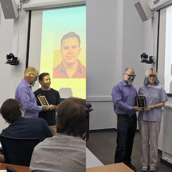 Jack Thoene and Qitong Li Honored with ECE Best MS Thesis&nbsp;Awards